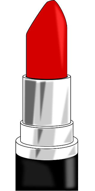 red lipstick