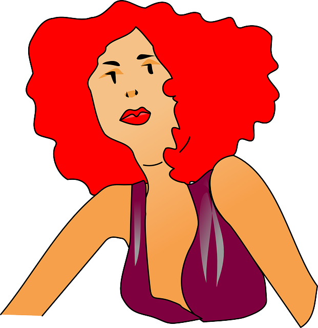 red lipstick