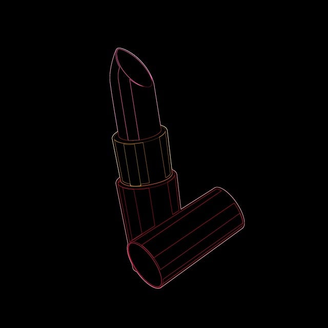 red lipstick